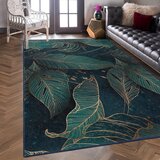Mila Home modrozelena pralna preproga 160x230 cm midnight jungle – | Shoptok.si