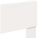 vidaXL Posteljni okvir brez vzmetnice bel 75x190 cm trdna borovina | Shoptok.si