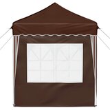  Rastezljivi šator za zabave 195 x 195 x 245 cm Smeđa | shoptok.hr