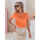 DStreet Bluzka damska one size prążkowana KISS LOOK pomarańczowa | Shoptok.si