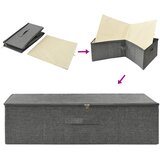  Kutije za pohranu 2 kom od tkanine 70 x 40 x 18 cm antracit | shoptok.hr
