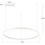  Brilagi - LED prigušiva luster na sajli PORTOFINO LED/60W/230V pr. 80 cm bela +DO | Eponuda.com