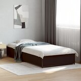  Okvir za krevet crni 100x200 cm konstruirano drvo i metal | shoptok.hr