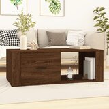  Stolić za kavu boja hrasta 100x50,5x35 cm konstruirano drvo | shoptok.hr