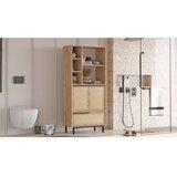 Hanah home On9C-Su WalnutOak Bathroom Cabinet