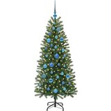 vidaXL Umestno božično drevo med 150 LED Zelena 150 cm PE in PVC | Shoptok.si