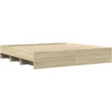  Okvir kreveta bez madraca 200x200 cm od konstruiranog drva | shoptok.hr
