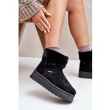 Big Star Platform Snow Boots with Fur Black Cijene