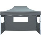 Šator za svadbe - šator za zabave Antracit 291 x 431 x 315 cm Oxford tkanina - Antracit s dvije bočne zidove Da | shoptok.hr