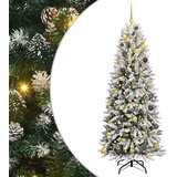  Umjetno božićno drvce Bijela 210 cm PVC, plastika, čelik i PE | shoptok.hr