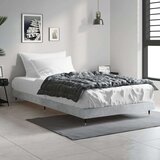 vidaXL Posteljni okvir betonsko siv 90x200 cm inzenirski les | Shoptok.si