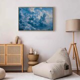  Slika - Ocean in the Air: Waving Clouds Reflecting Morning Light 120x80 U prirodnom drvenom okviru | shoptok.hr