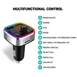 Connect IT CCC-9090-SL- led rgb fm predajnik za auto sa funkcijom handsfree, crna/srebrna | Eponuda.com