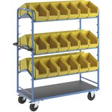eurokraft pro voziček za komisioniranje, d x š x v 1500 x 650 x 1750 mm, nosilnost 300 kg Cene