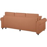MID.YOU ZOFA S POSTELJNO FUNKCIJO, opečnato rjava tekstil | Shoptok.si