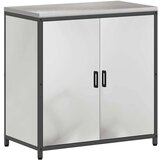  Kuhinjski set za pohranu 3 pcs Srebrna 240 x 50 x 92 cm | shoptok.hr