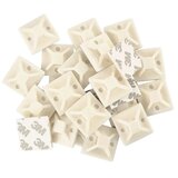 Emos a2834 Podloga smolepljiva za vezice i kablove 30x30mm bela 3m 25/1 ( 3830 ) Cene