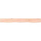  Stenska polica 100x10x4 cm neobdelana trdna hrastovin | Shoptok.si