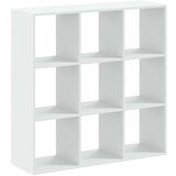 vidaXL Knjižna omara bela 102x32x102 cm inženirski les | Shoptok.si