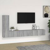  The Living Store Komplet TV omaric 3-delni siva sonoma inženirski les - Komplet TV Omaric, (21555921) | Shoptok.si