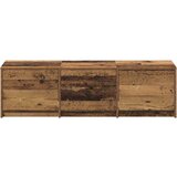 TV ormar s LED lampama s ladicama Staro drvo 140 x 34 x 40 cm | shoptok.hr