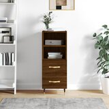 vidaXL Komoda boja smeđeg hrasta 34 5 x 34 x 90 cm konstruirano drvo Cijene