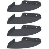  Lebdeća polica s policom 4 pcs Antracit 15 x 15 x 2 cm | Eponuda.ba