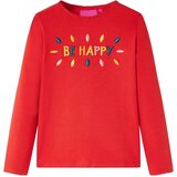 Dječja majica dugih rukava crvena 140 | shoptok.hr