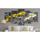  Slika - Yellow Poppies (5 Parts) Wide 200x100 | shoptok.hr