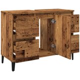 Ormarić za umivaonik boja drva 80x33x60 cm konstruirano drvo | shoptok.hr