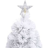 vidaXL umjetno božićno drvce led bijelo 120 cm optička vlakna | shoptok.hr
