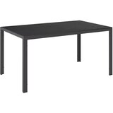 Ambia Garden VRTNA MIZA kovina, umetna masa črna | Shoptok.si