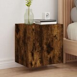 vidaXL Stenske TV omarice 2 kosa dimljeni hrast 40,5x30x40 cm inž. les | Shoptok.si