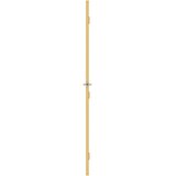 Sobna vrata tanka zlatna 93x201,5 cm kaljeno staklo i aluminij | shoptok.hr