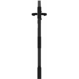  Vrtna vrata 85 x 100 cm Crna Može se zaključati | shoptok.hr