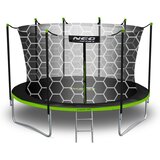  Vrtni trampolin Neo-Sport 15 ft / 465 cm s unutarnjom zaštitnom mrežom i ljestvama | shoptok.hr
