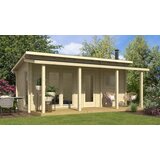 Male kuće Sauna kućica SAUNA LEVI 620 × 280 cm sa šindrom | shoptok.hr