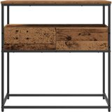 vidaXL Konzolna miza Star les Les, Kovina 75 x 40 x 75 cm Zelo visoka | Shoptok.si