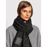 Calvin Klein Ruta Geometric Knit Scarf K60K608491 Črna | Shoptok.si