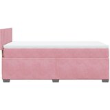  Box spring krevet s madracem ružičasti 80 x 200 cm baršunasti | shoptok.hr