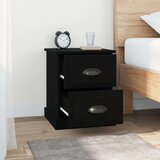  Noćni ormarići 2 kom crni 39 x 39 x 47 5 cm konstruirano drvo | shoptok.hr