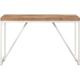  Blagovaonski stol 120 x 60 x 76 cm masivno drvo bagrema i manga | Eponuda.ba