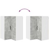 vidaXL Stenska kuhinjska omarica z vrati Betonsko siva 57 x 57 x 80 cm | Shoptok.si
