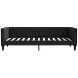  Dnevni krevet na razvlačenje s ladicama crni 80x200 cm tkanina | shoptok.hr