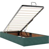  Okvir kreveta s madracima tamnozeleni 80x200cm baršunasti | shoptok.hr