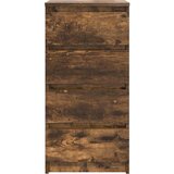  Komoda boja dimljenog hrasta 37,5x35x76 cm konstruirano drvo | Eponuda.com