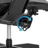 MID.YOU Vrtljiv Stol Genidia Black, Črna | Shoptok.si