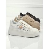 Resti Aurelia Bianca – White Platform Sneakers Ecru | ePonuda.com