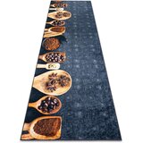 RugsX Preproge ANDRE 2811 pralna preproga Žlice, kuhinja, protiz 80x200 cm Siva | Shoptok.si