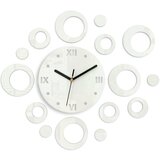  Stenske ure RINGS WHITE HMCNH008-white (moderna stenska ura) Cene